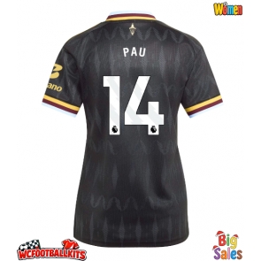 Aston Villa Pau Torres #14 Replica Away Stadium Shirt for Women 2026-27 Short Sleeve